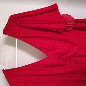 Red Polka Dot Shirt Size 2X